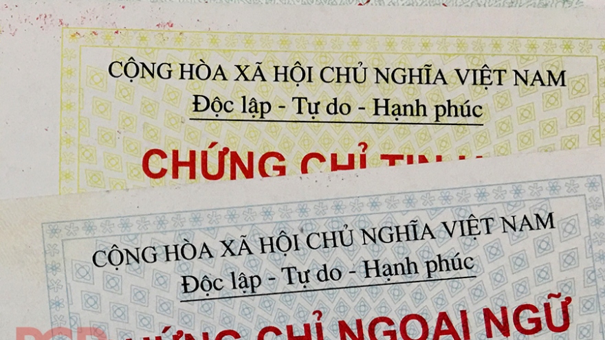 Cấp chứng chỉ năng lực ngoại ngữ trái phép bị phạt đến 100 triệu đồng